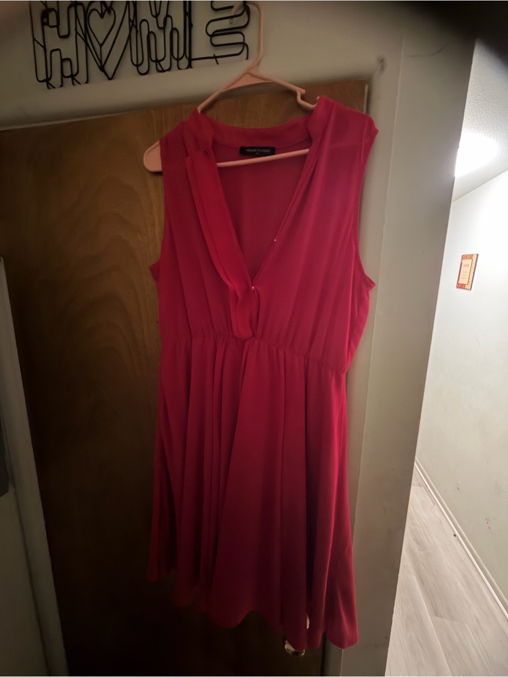 Fashion to Figure Hot Pink Asymmetrical Dress